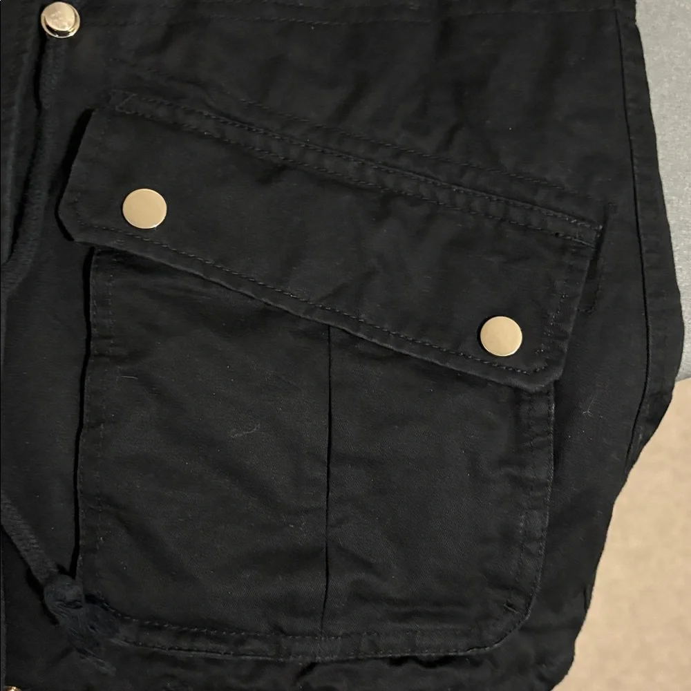 H&M Divided Women's Black Faux
Fur Pile-lined Parka Jacket with hood - Picture 11 of 15